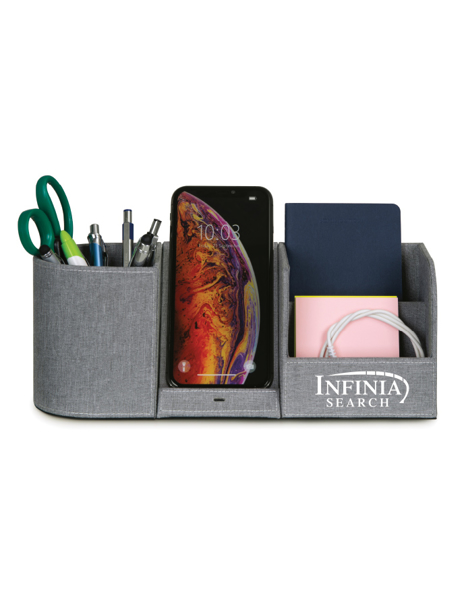 Picture of Truman Wireless Charging Desk Organizer